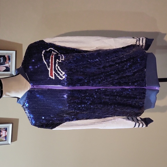 Buffalo Bills Football Sequin Jacket - Picture 5 of 13